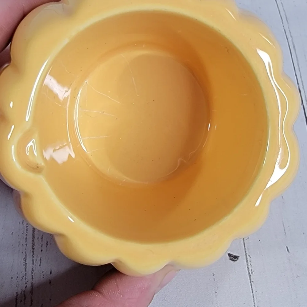 Hallmark Vintage Fall Halloween Harvest Ceramic Pumpkin Suger Dish Stash Spot - Picture 8 of 12